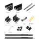 Bộ phụ kiện cửa lùa bóng ma – Cửa trượt tàng hình giảm chấn 2 chiều mã SD5017 Bộ phụ kiện cửa lùa bóng ma – Cửa trượt tàng hình giảm chấn 2 chiều mã SD5017